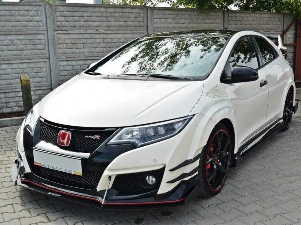 Front Racing Splitter V.2 Honda Civic Ix Type R (2015-2017) 2