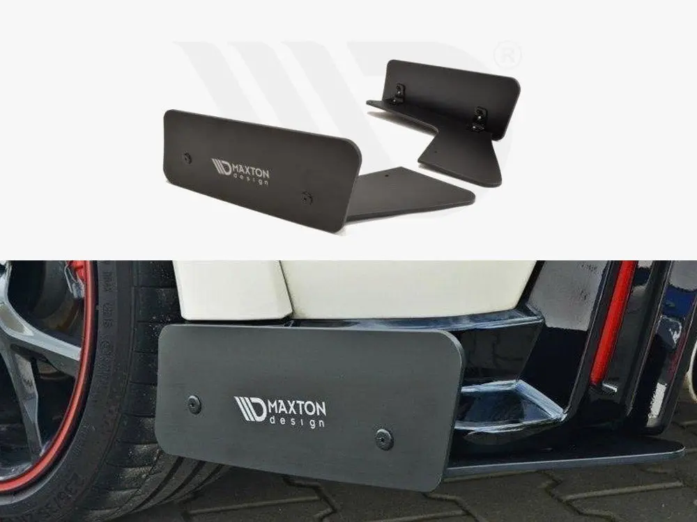Racing Rear Side Splitters Honda Civic Ix Type R (2015-2017) 1