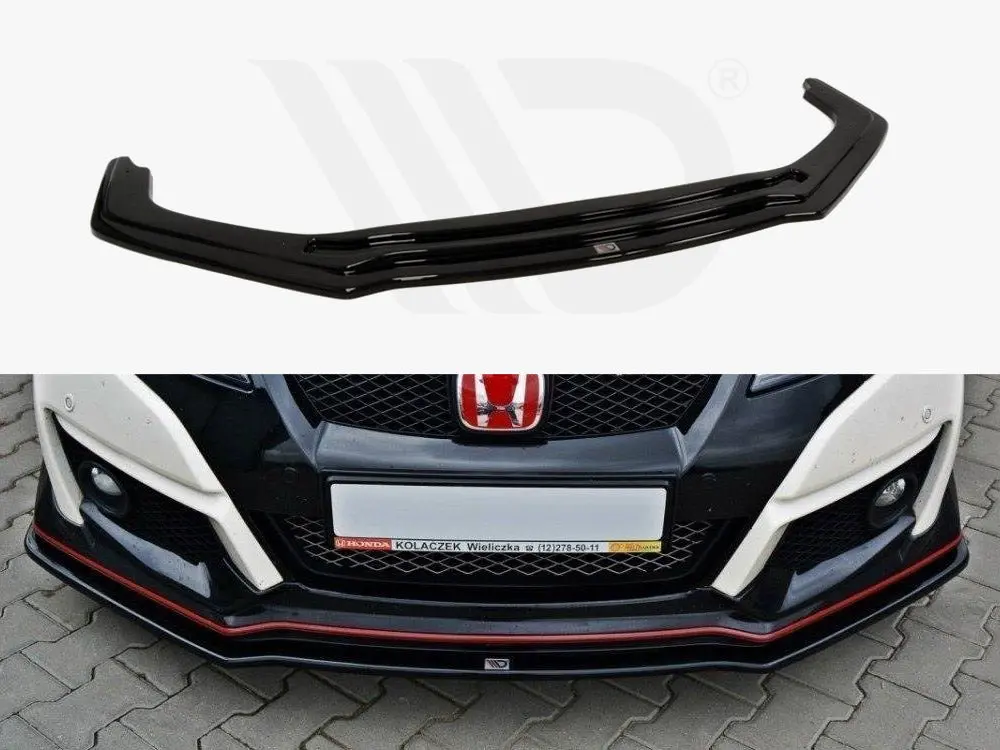 Maxton Design Front Splitter V.1 Honda Civic Ix Type R (2015-2017) 1