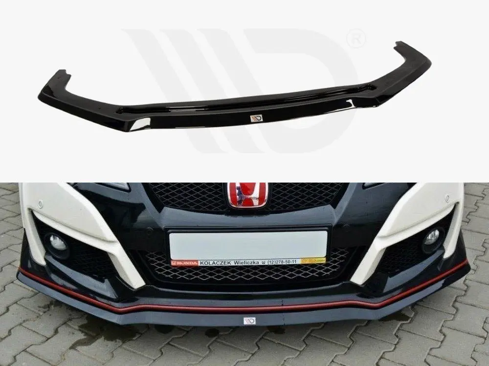 Maxton Design Front Splitter V.2 Honda Civic Ix Type R (2015-2017) 1