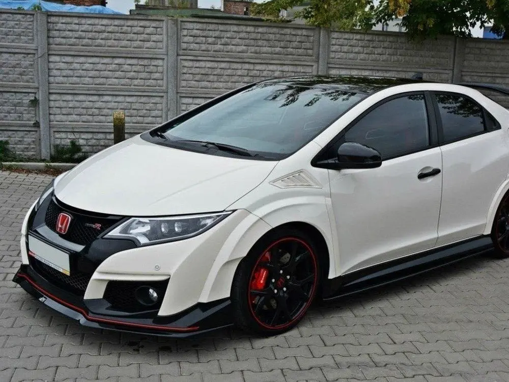 Maxton Design Front Splitter V.2 Honda Civic Ix Type R (2015-2017) 2