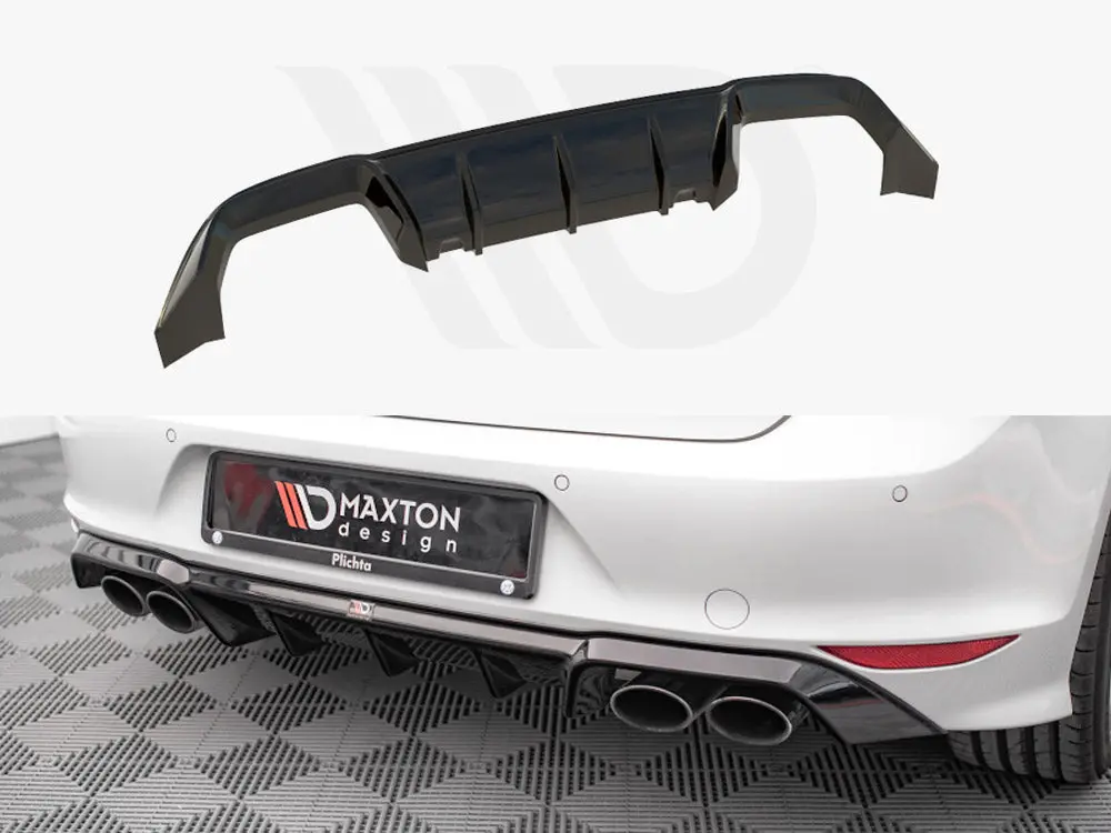 Maxton Design Rear Valance Vw Golf R Mk7 (2013-2016) 1