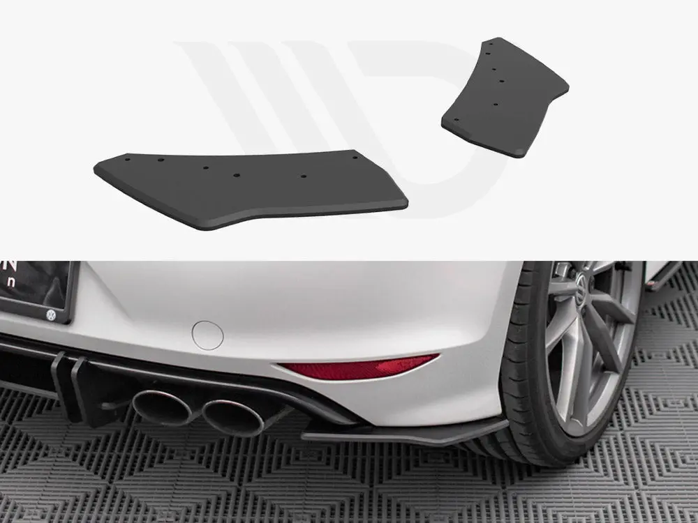 Maxton Design Street Pro Rear Side Splitters Vw Golf R Mk7 1
