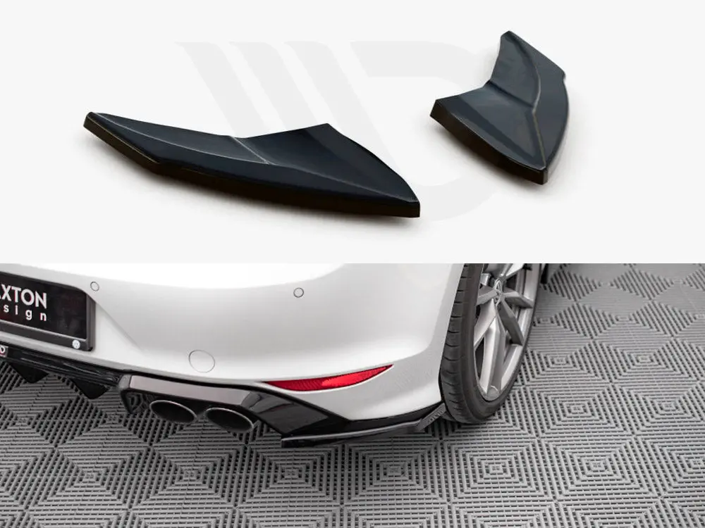 Maxton Design Rear Side Splitters V.4 Vw Golf R Mk7 (2013-2016) 1