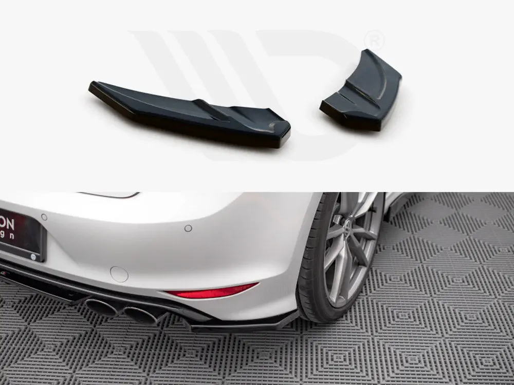 Maxton Design Rear Side Splitters V.3 Vw Golf R Mk7 (2013-2016) 1