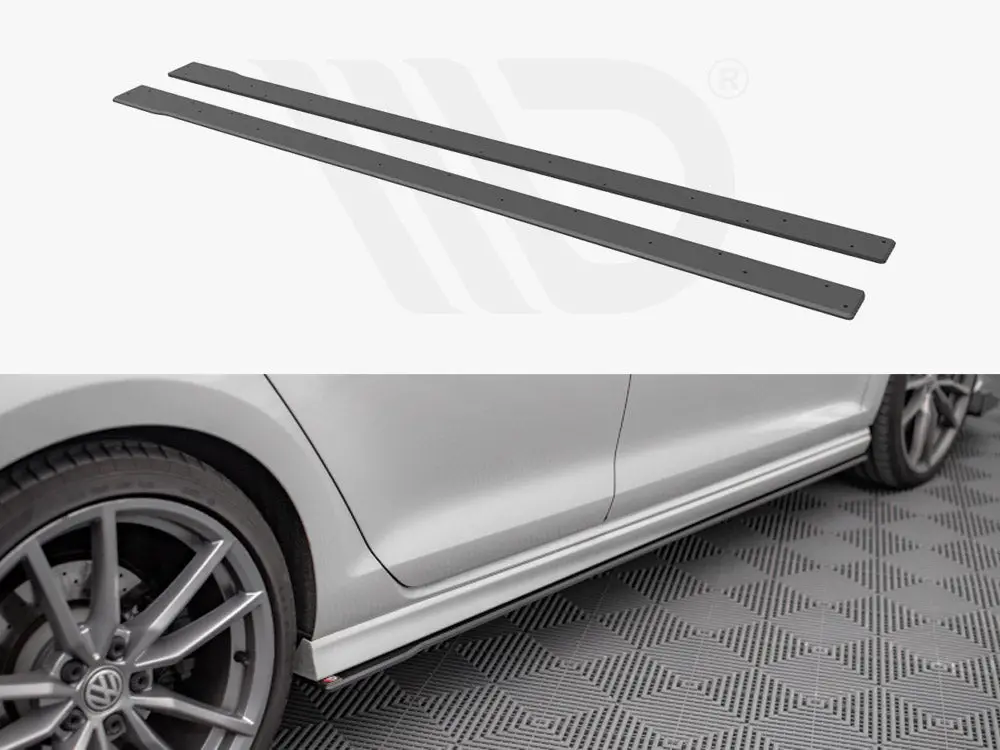 Maxton Design Street Pro Side Skirts Diffusers Vw Golf R Mk7 1