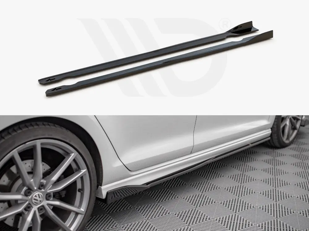 Maxton Design Side Skirts Diffusers V.2 Vw Golf R Mk7 (2013-2016) 1