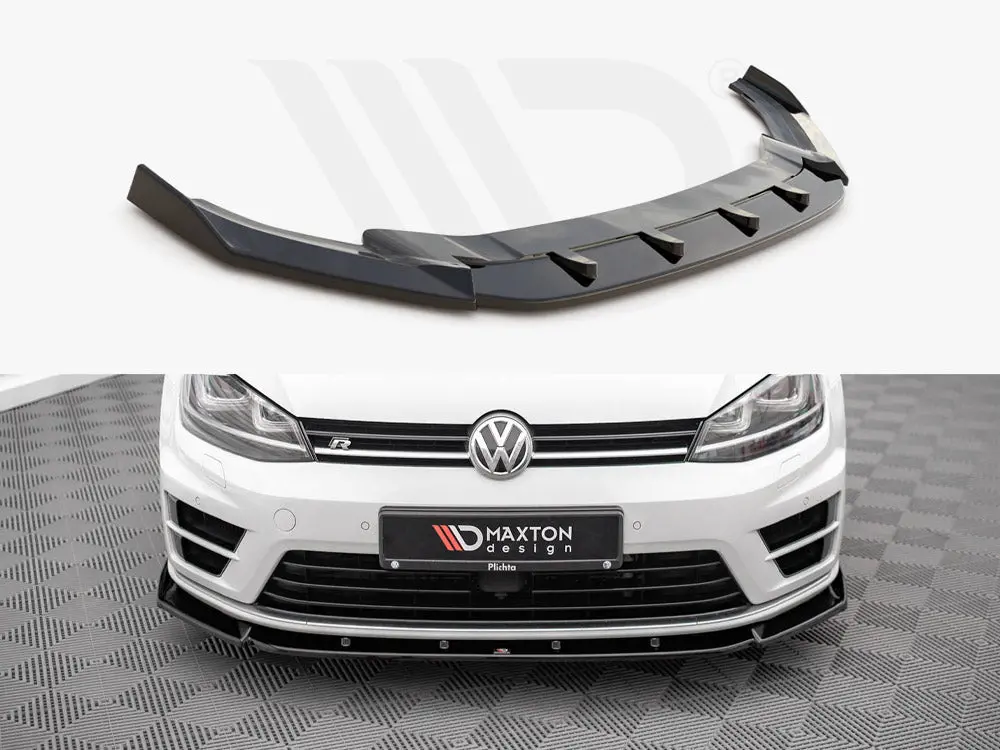 Maxton Design Front Splitter V.4 Vw Golf R Mk7 (2013-2016) 1