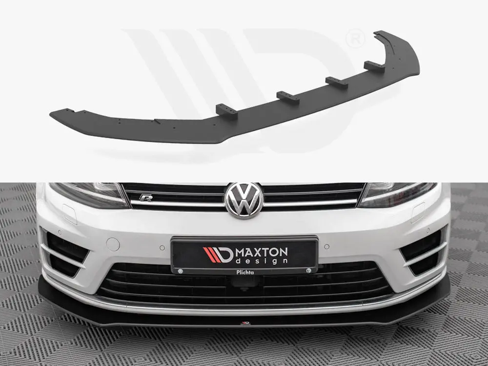 Maxton Design Street Pro Front Splitter V.1 Vw Golf R Mk7 1