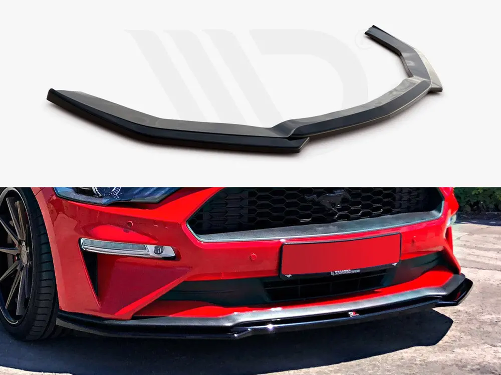 Maxton Design Front Splitter Ford Mustang Mk6 Facelift (2018-) 1