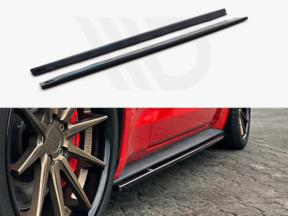 Side Skirts Diffusers Ford Mustang Mk6 Facelift (2017-) 1