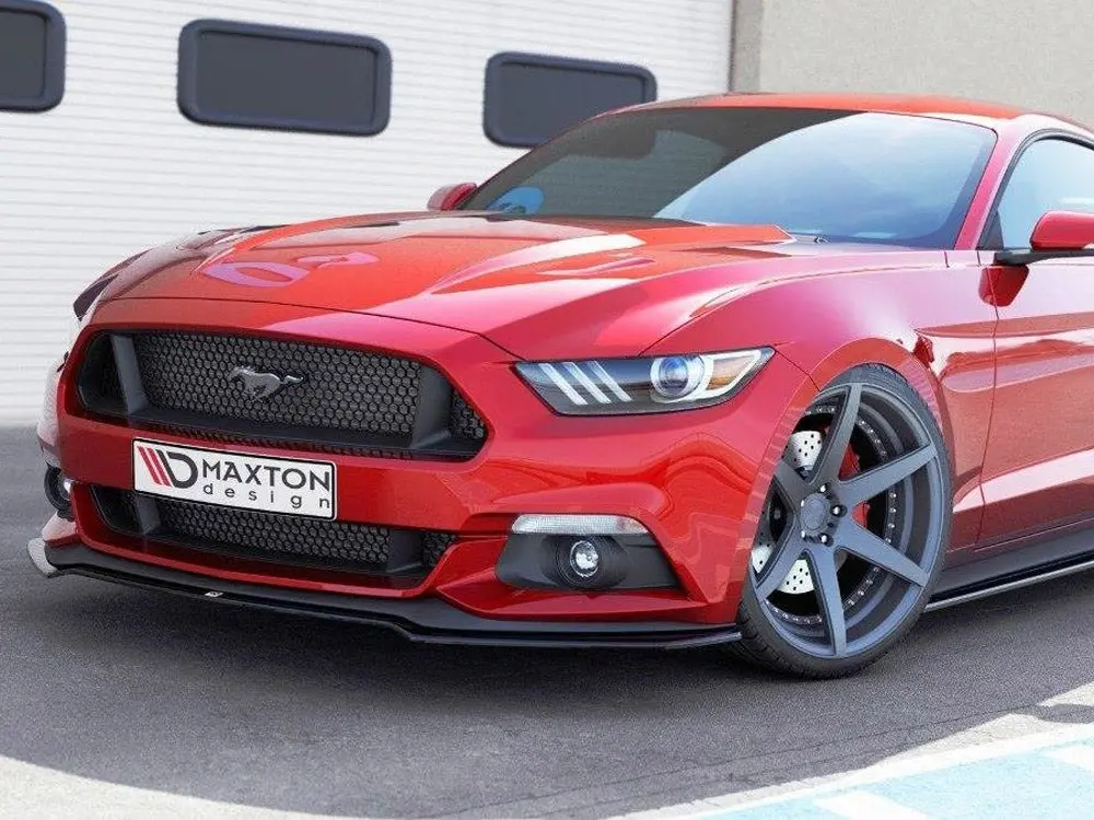 Maxton Design Front Splitter V.1 Ford Mustang Mk6 (2014-17) 1
