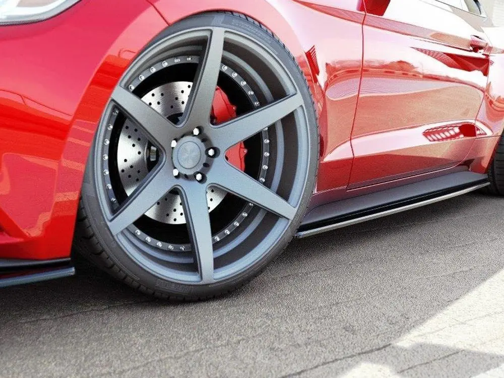 Maxton Design Side Skirts Diffusers Ford Mustang Mk6 (2014-2017) 1