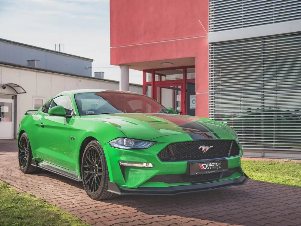 Maxton Design Street Pro Front Splitter V.2 Ford Mustang Gt Mk6 Facelift (2017-) 2