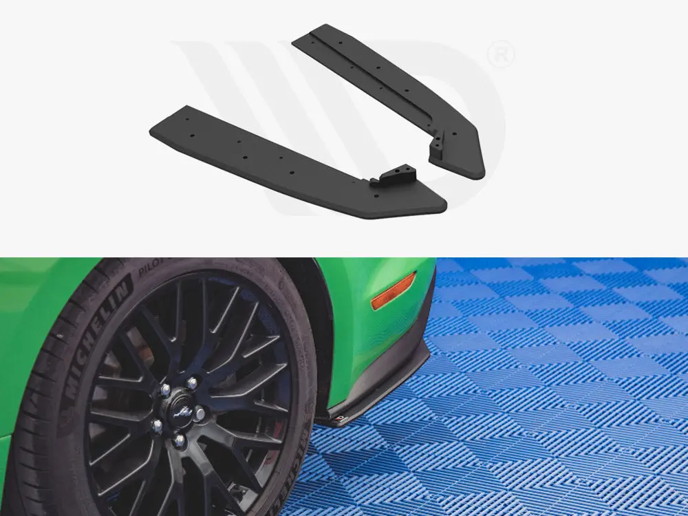Maxton Design Street Pro Rear Side Splitters V.1 Ford Mustang Gt Mk6 Facelift 1