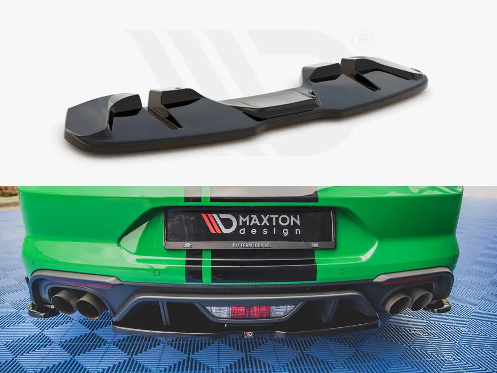 Central Rear Splitter Ford Mustang Gt Mk6 Facelift (2017-) 1