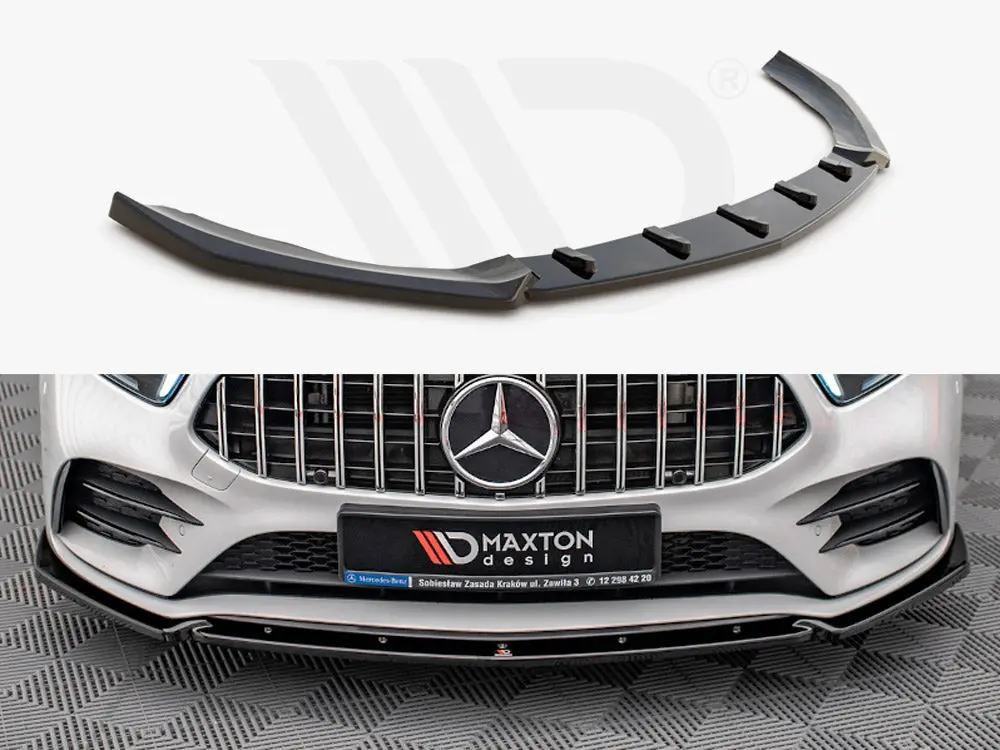 Front Splitter V.4 Mercedes A35 Amg / Amg-Line W177 1