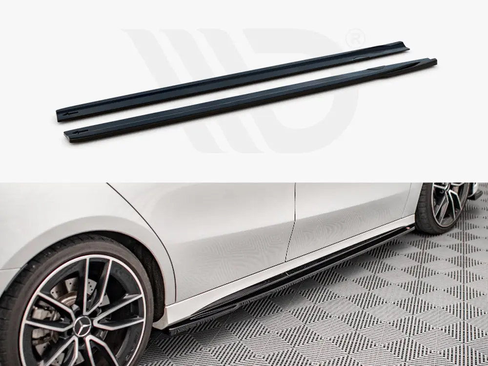 Maxton Design Side Skirts Diffusers V.2 Mercedes A35 Amg / Amg-Line W177 1