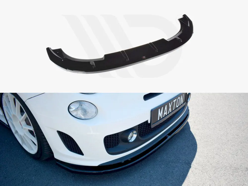 Maxton Design Front Splitter V.2 Fiat 500 Mk1 Abarth (2008-2012) 1