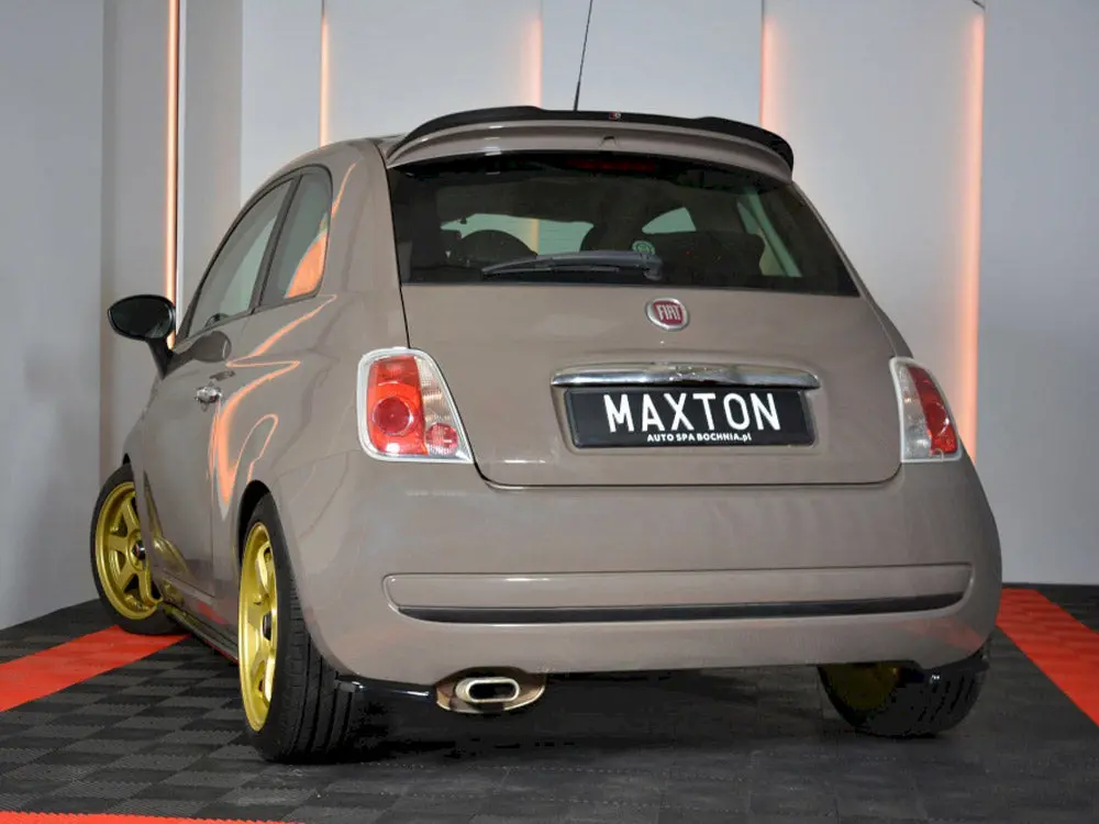 Maxton Design Spoiler Cap Fiat 500 Pre-Facelift (2007-2014) 1