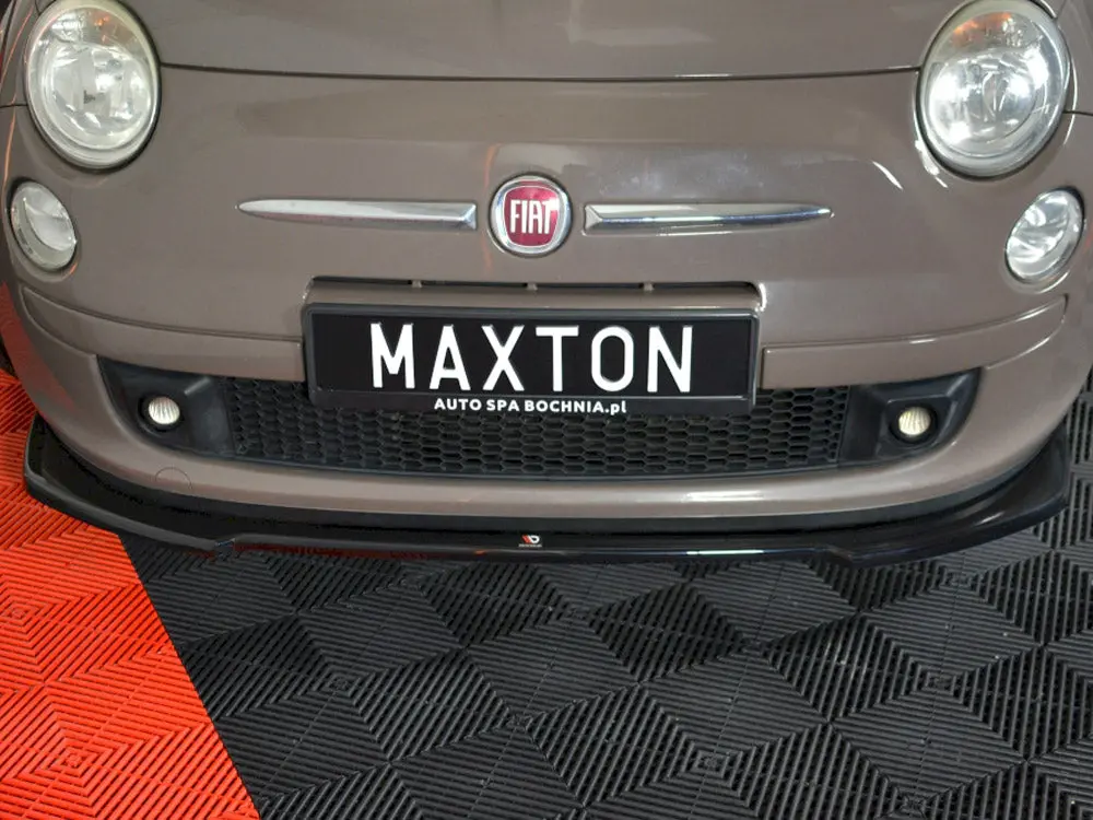 Maxton Design Front Splitter V.2 Fiat 500 Pre-Facelift (2007-2014) 2