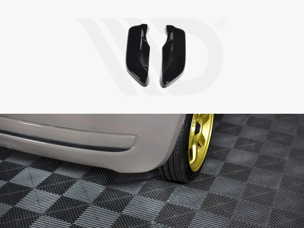 Maxton Design Rear Side Splitters Fiat 500 Pre-Facelift (2007-2014) 1