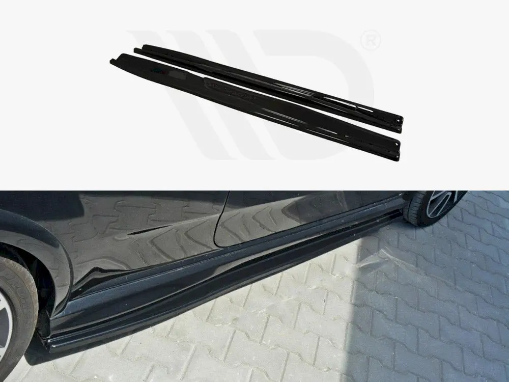 Maxton Design Side Skirts Diffusers Fiat Punto Evo Abarth (2010-2014) 1