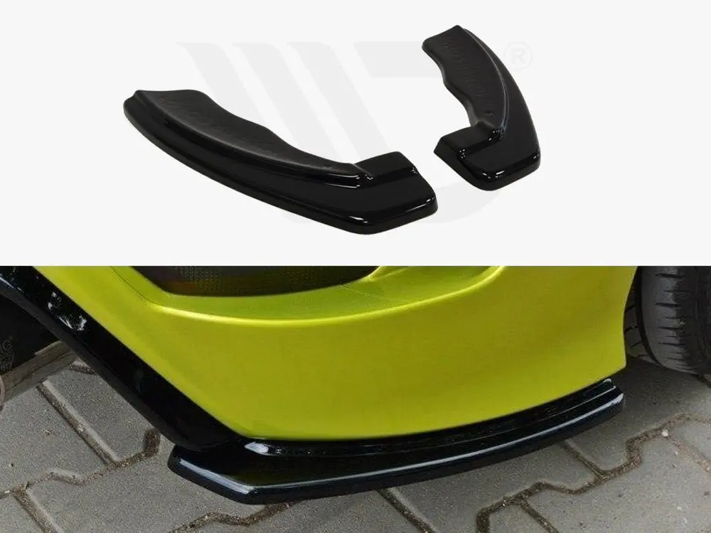 Maxton Design Rear Side Splitters Ford Focus Mk2 Rs 1