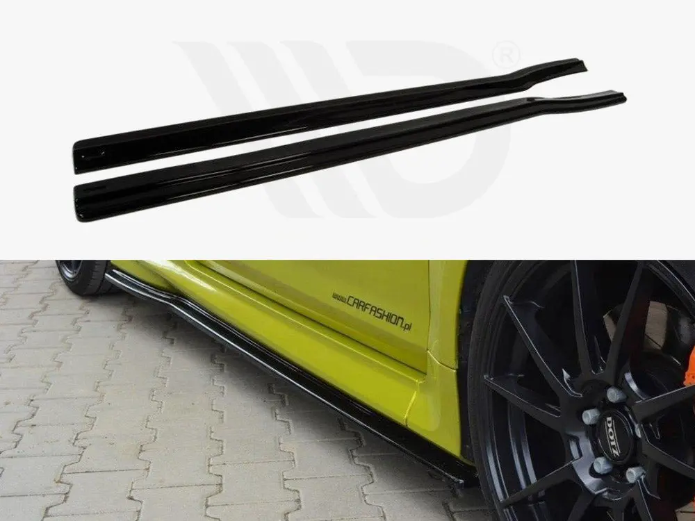 Maxton Design Side Skirts Diffusers Ford Focus Mk2 Rs 1