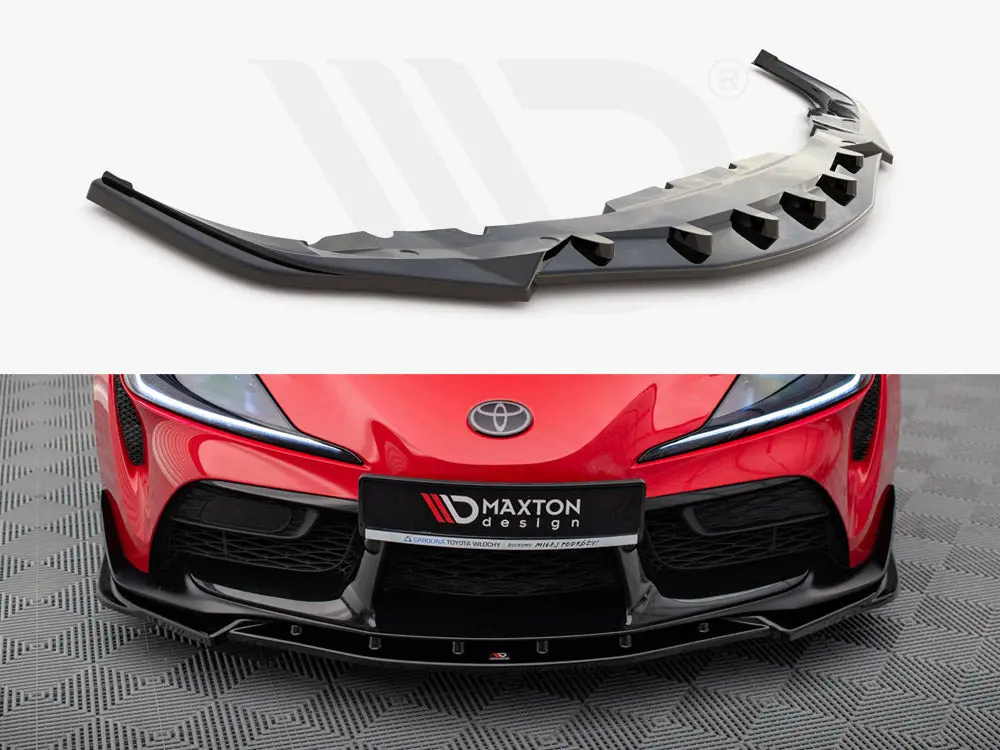 Maxton Design Front Splitter V.4 Toyota Supra Mk5 (2019-) 1