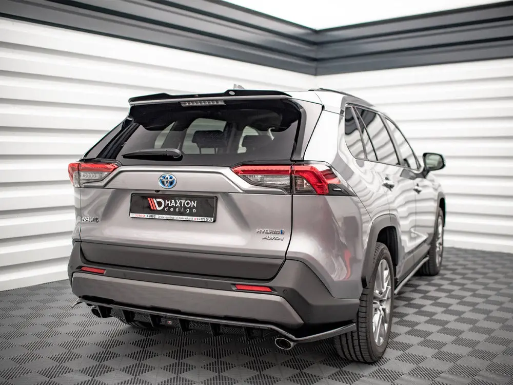 Central Rear Splitter (Vertical Bars) Toyota Rav4 Mk5 (2019-) 2