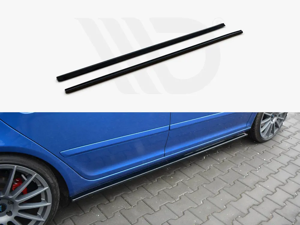 Maxton Design Side Skirts Splitters Skoda Octavia Mk2 Vrs Facelift  (2008-2013) 1