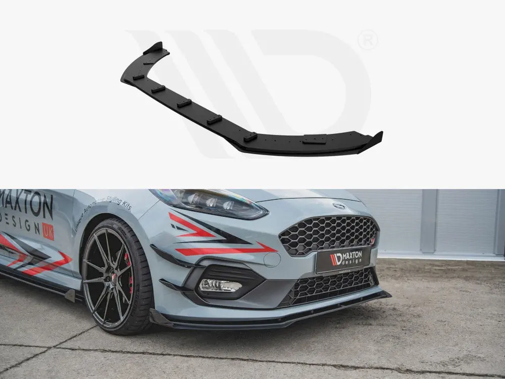 Maxton Racing Front Splitter (+Flaps) Ford Fiesta Mk8 St/ St Line (2017-) 1