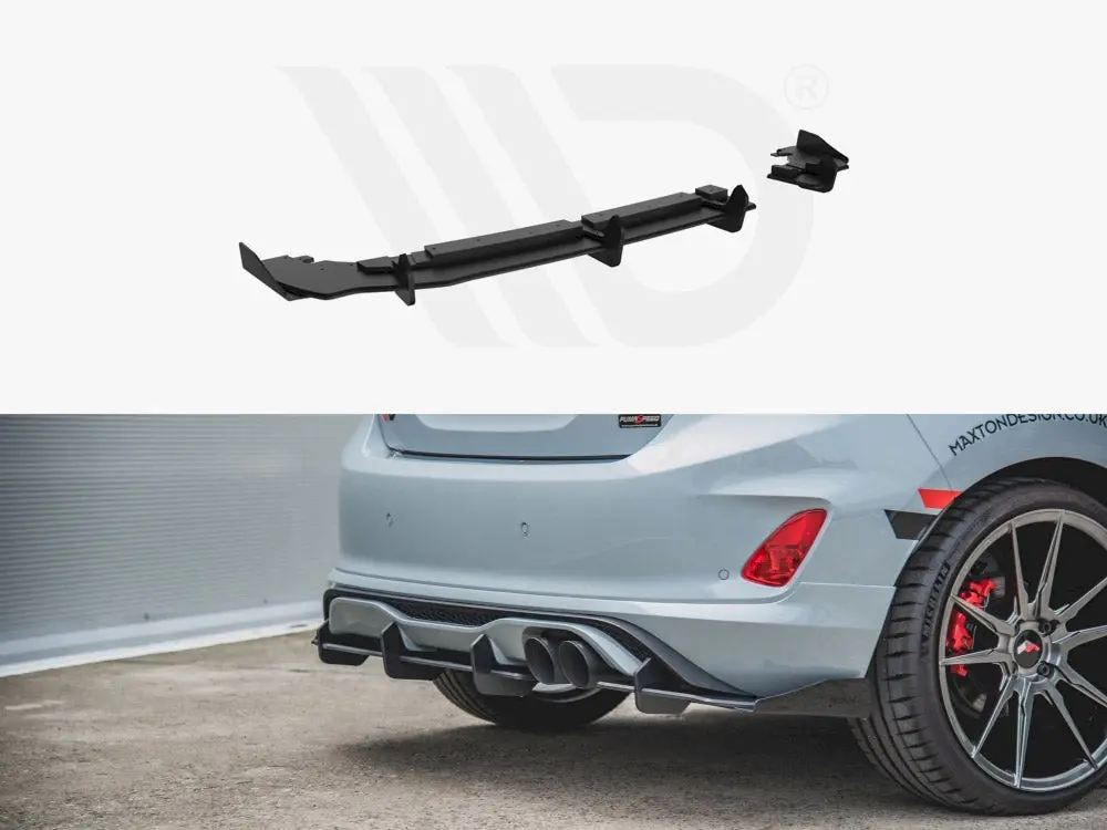 Maxton Racing Rear Diffuser(+Flaps) Ford Fiesta Mk8 St (2018-) 2