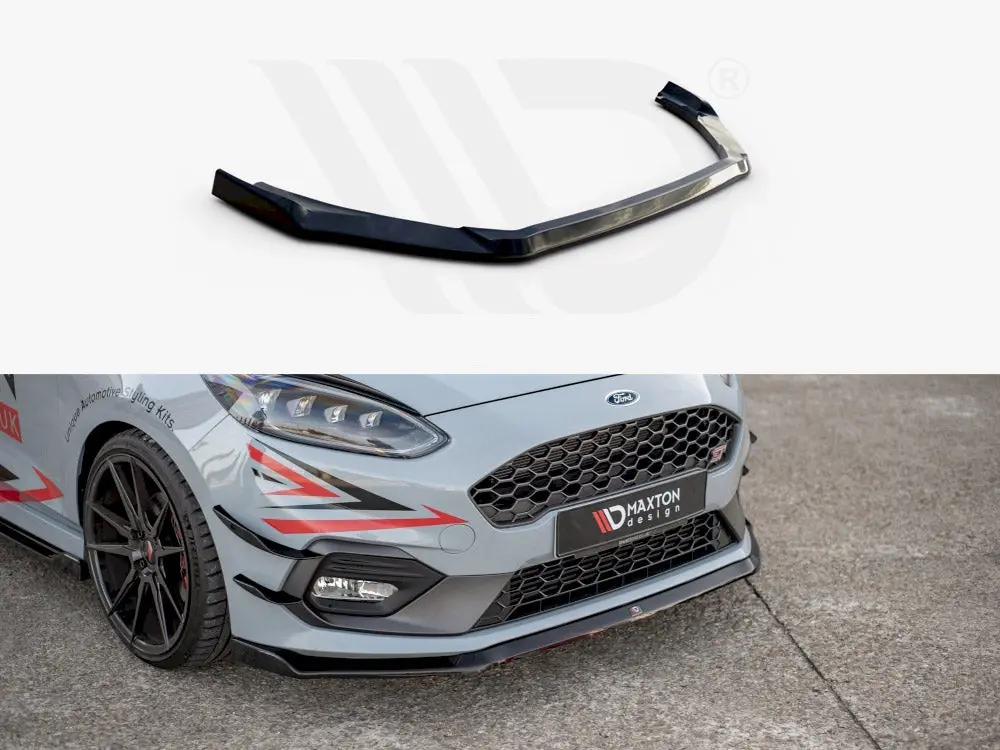 Maxton Design Front Splitter V.5 Ford Fiesta Mk8 St / St-Line (2017-) 1