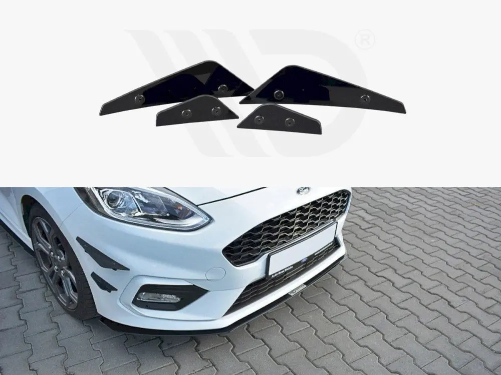 Maxton Design Front Bumper Wings (Canards) Ford Fiesta Mk8 St / St-Line 1