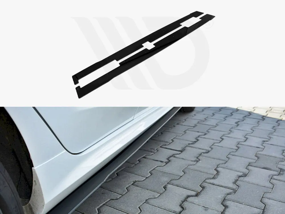 Maxton Design Racing Side Skirts Diffusers V.2 Ford Fiesta Mk8 St / St-Line 1