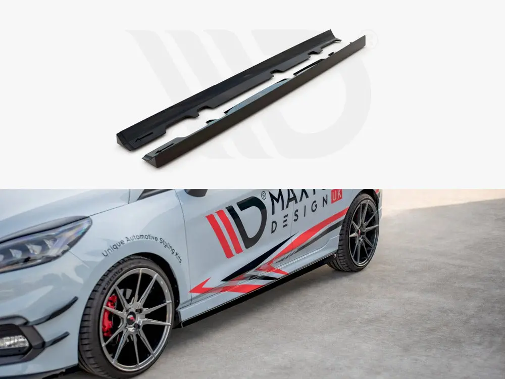 Maxton Design Side Skirts Diffusers V.2 Ford Fiesta Mk8 St / St-Line 1