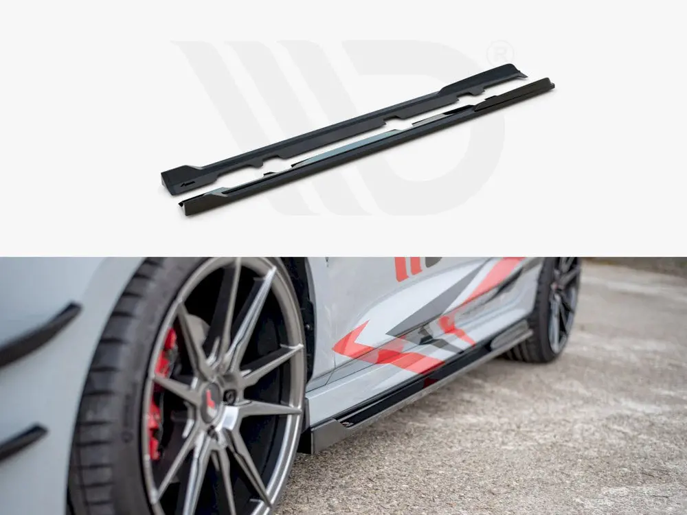 Maxton Design Side Skirts Diffusers V.3 Ford Fiesta Mk8 St / St-Line 1