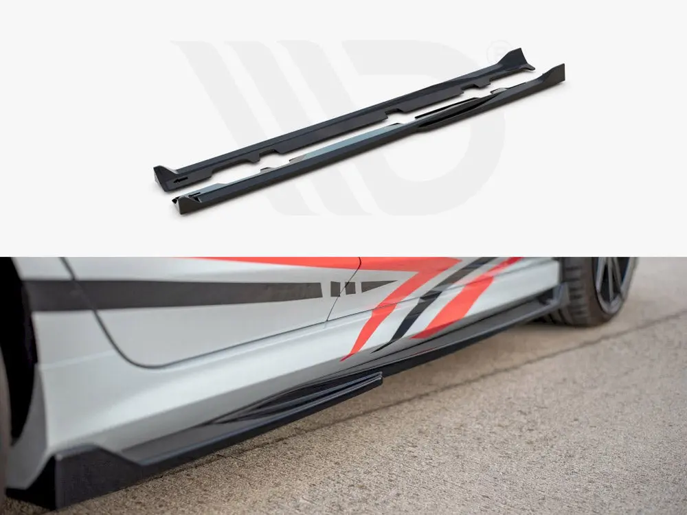 Maxton Design Side Skirts Diffusers V.4 Ford Fiesta Mk8 St / St-Line 1