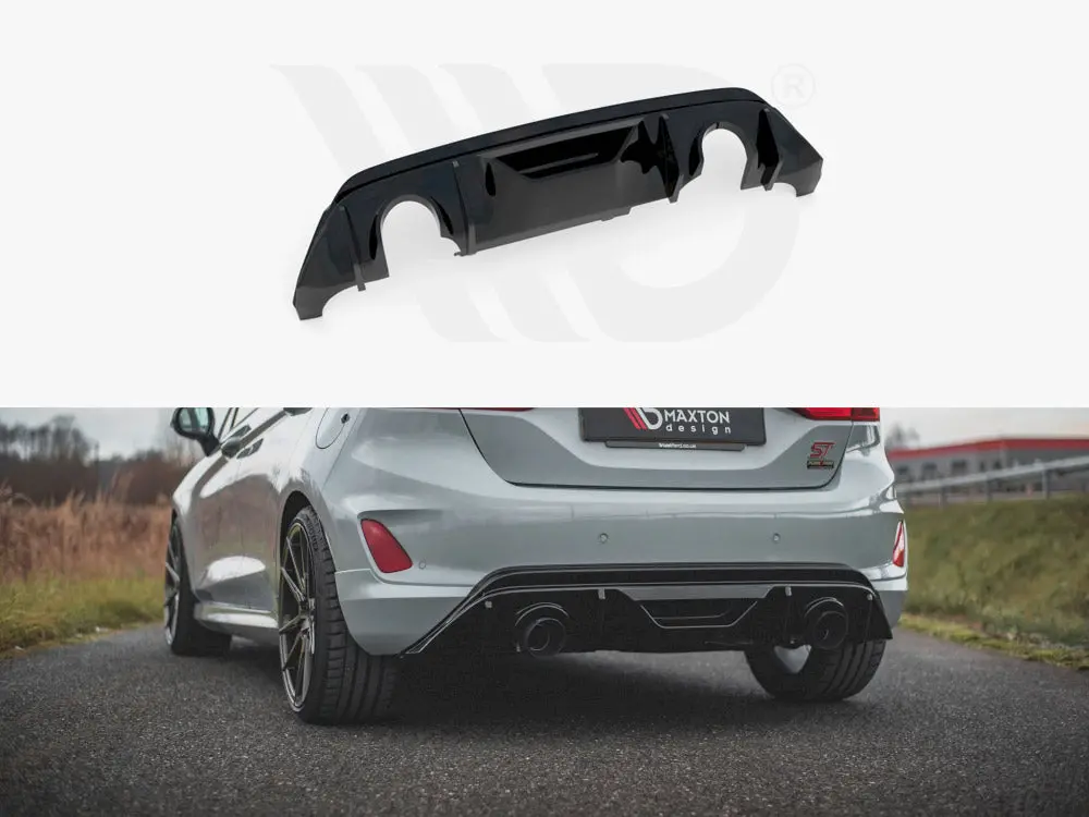 Maxton Design Rear Diffuser + Milltek Gpf/Opf Back Exhaust System - Ford Fiesta Mk8 St & Mk8.5 St (2018-2022) 1
