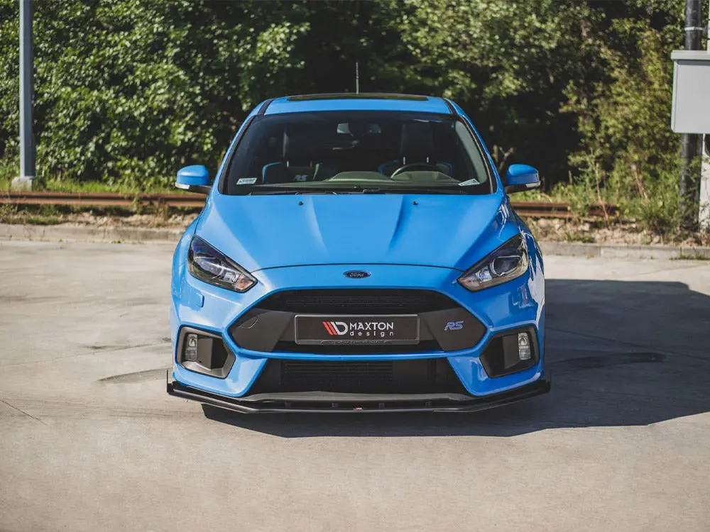 Maxton Design Racing Durability Front Splitter (+Flaps) Ford Focus Rs Mk3 (2015-2018) 2