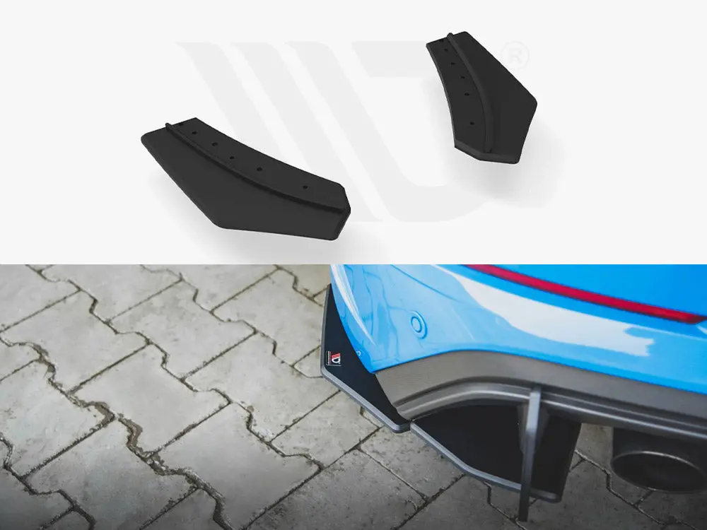 Maxton Design Racing Durability Rear Side Splitters Ford Focus Rs Mk3 (2015-2018) 1