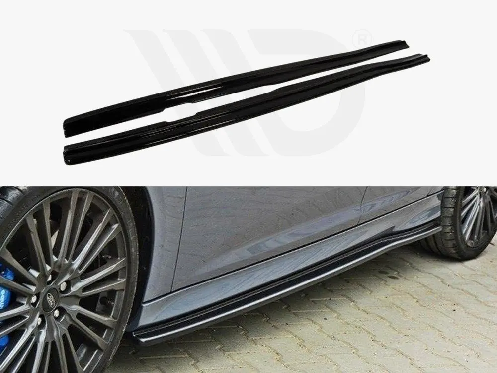 Clearance - Maxton Design Side Skirts Diffusers For Mk3 Focus St And Rs 1