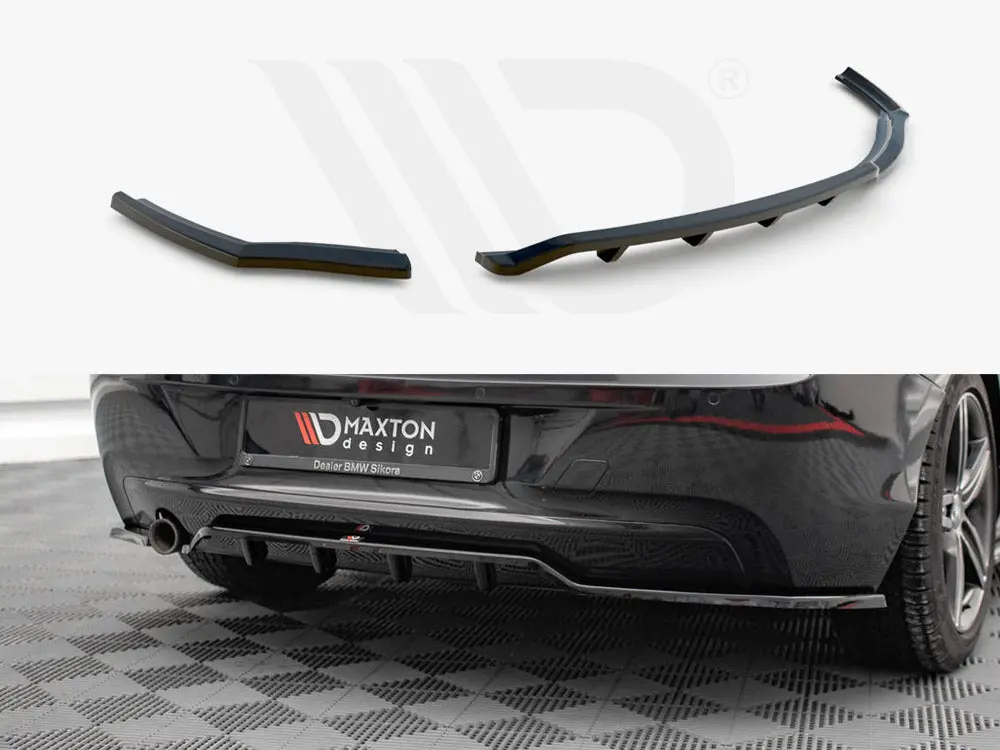 Maxton Design Central Rear Splitter (Vertical Bars) Bmw 1 F20 1