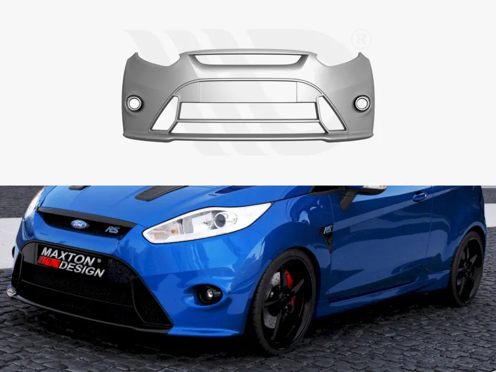Maxton Design Front Bumper Fiesta Mk7 Facelift (Focus Rs Look) (2013-2017) 1