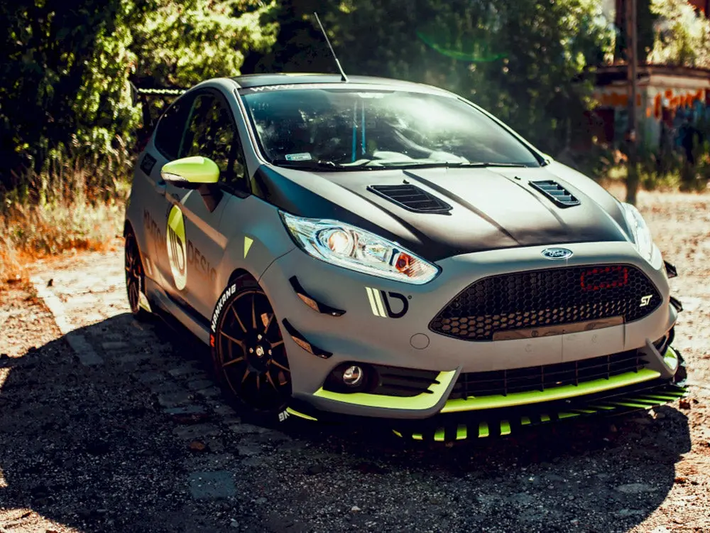 Maxton Design Front Bumper Wings (Canards) Ford Fiesta St Mk7 Facelift 1
