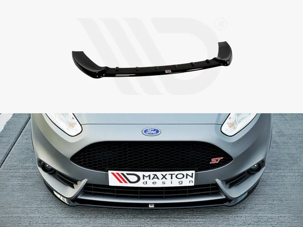 Maxton Design Front Splitter (Cupra) Fiesta Mk7 St Facelift 2013-17 1