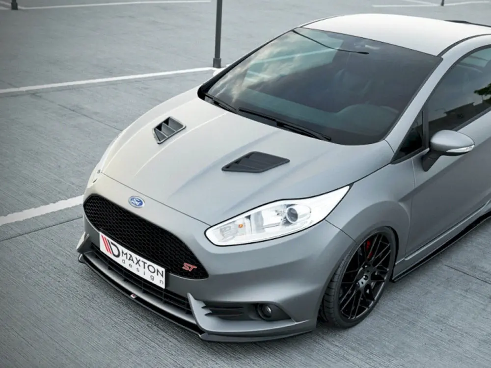 Maxton Design Front Splitter (Cupra) Fiesta Mk7 St Facelift 2013-17 2