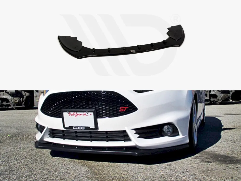 Maxton Design Front Splitter V.1 Fiesta Mk7 St Facelift 2013-2017 1